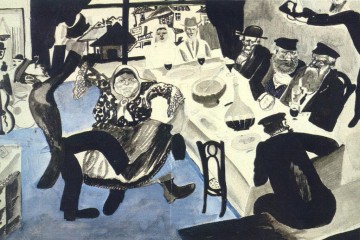 ユダヤ人の結婚式 現代 マルク・シャガール Oil Paintings